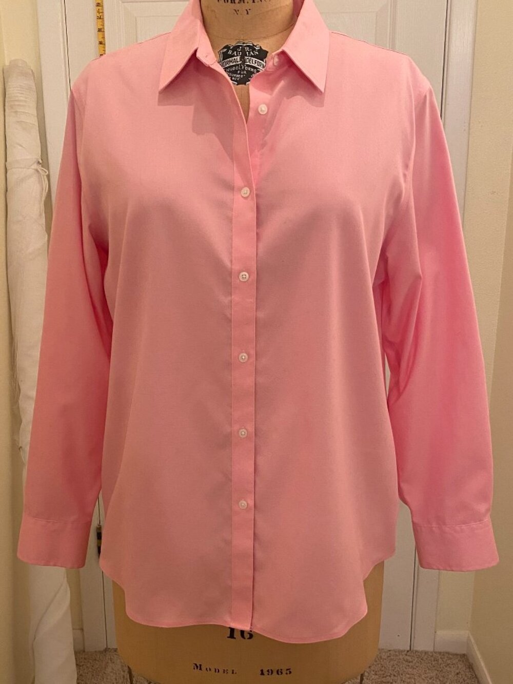 Jones New York, pink blouse, size 16/XL